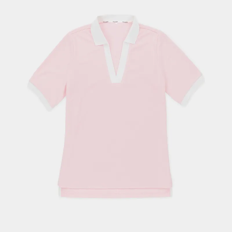 Terry Contrast Polo made by TILLEY