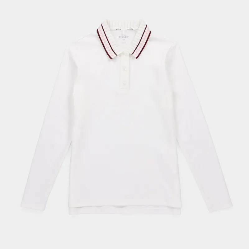 Long Sleeve Team Polo made by TILLEY