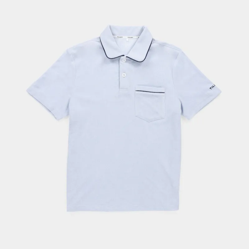 Terry Tipped Polo made by TILLEY