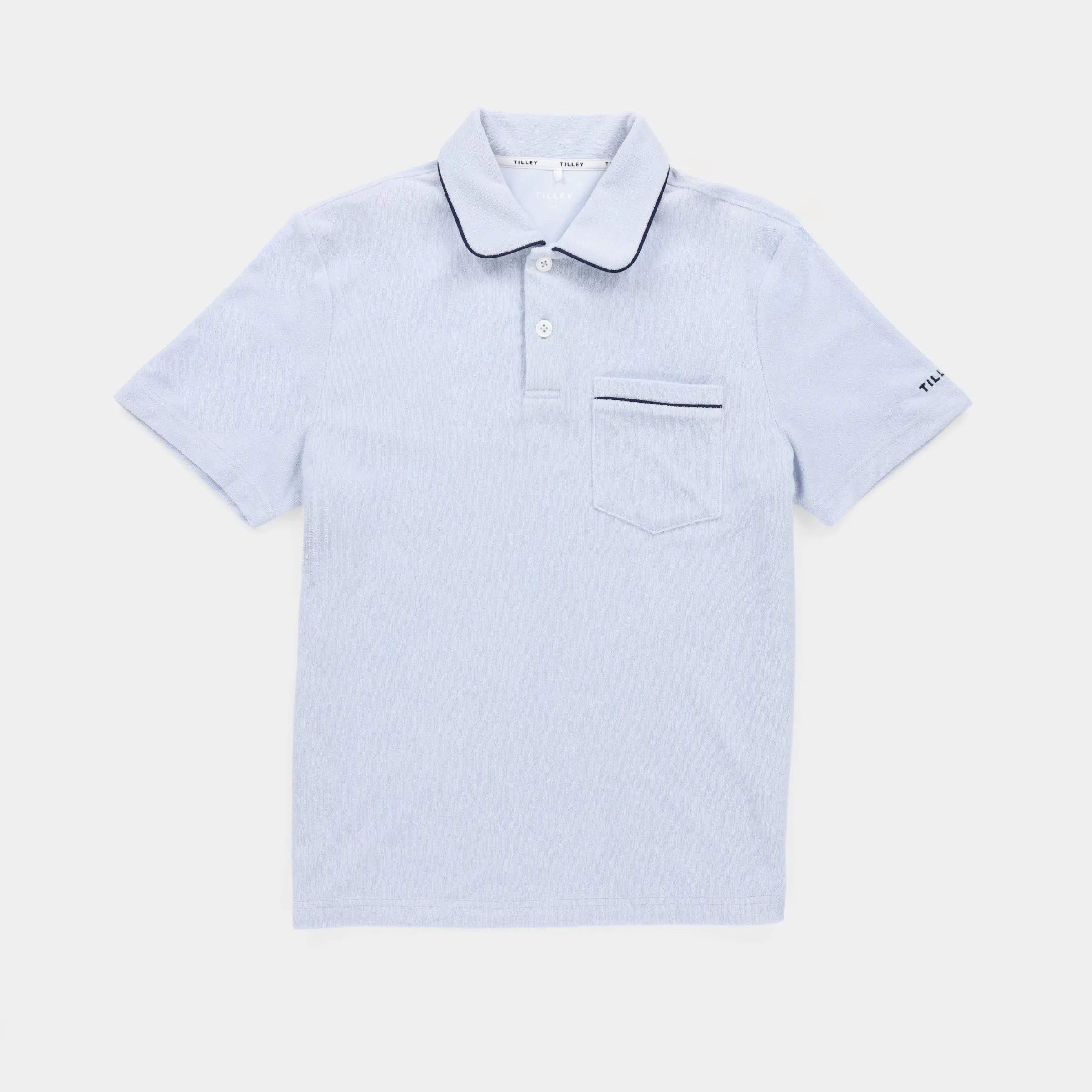 Terry Tipped Polo sold by TILLEY