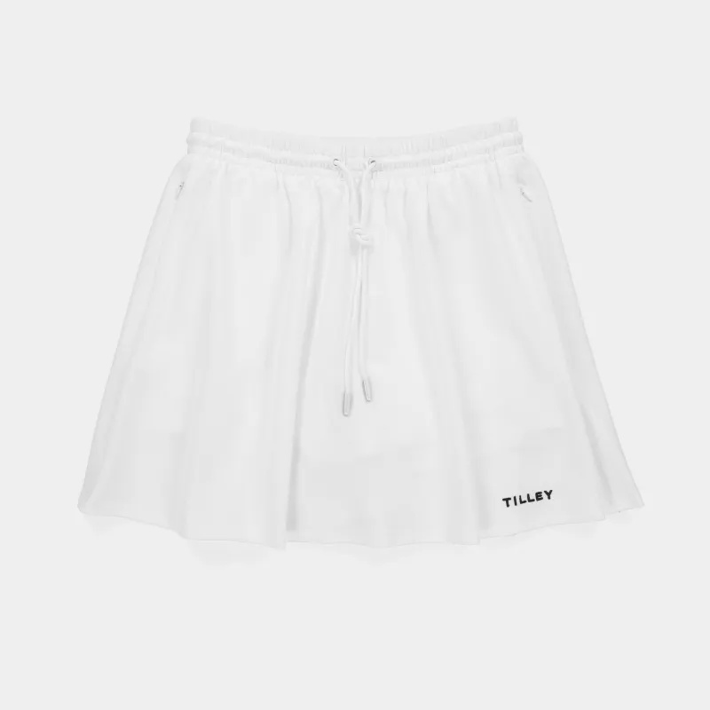 Preppy Pique Mini Skirt made by TILLEY