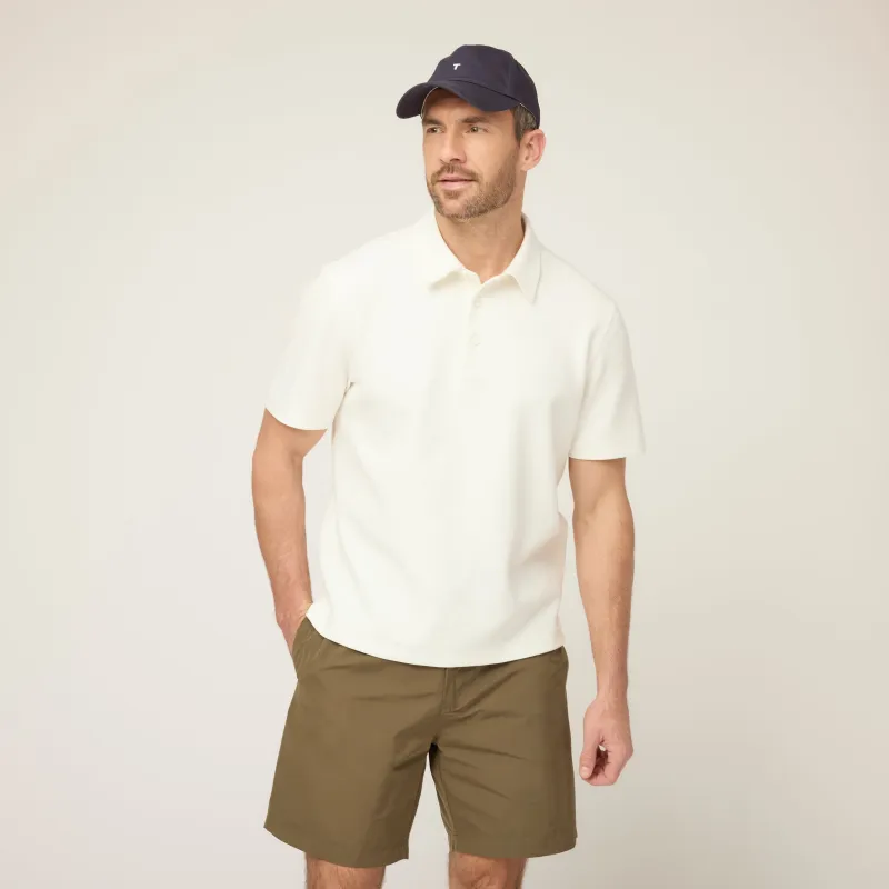 Cotton Tencel Air Pique Polo made by TILLEY