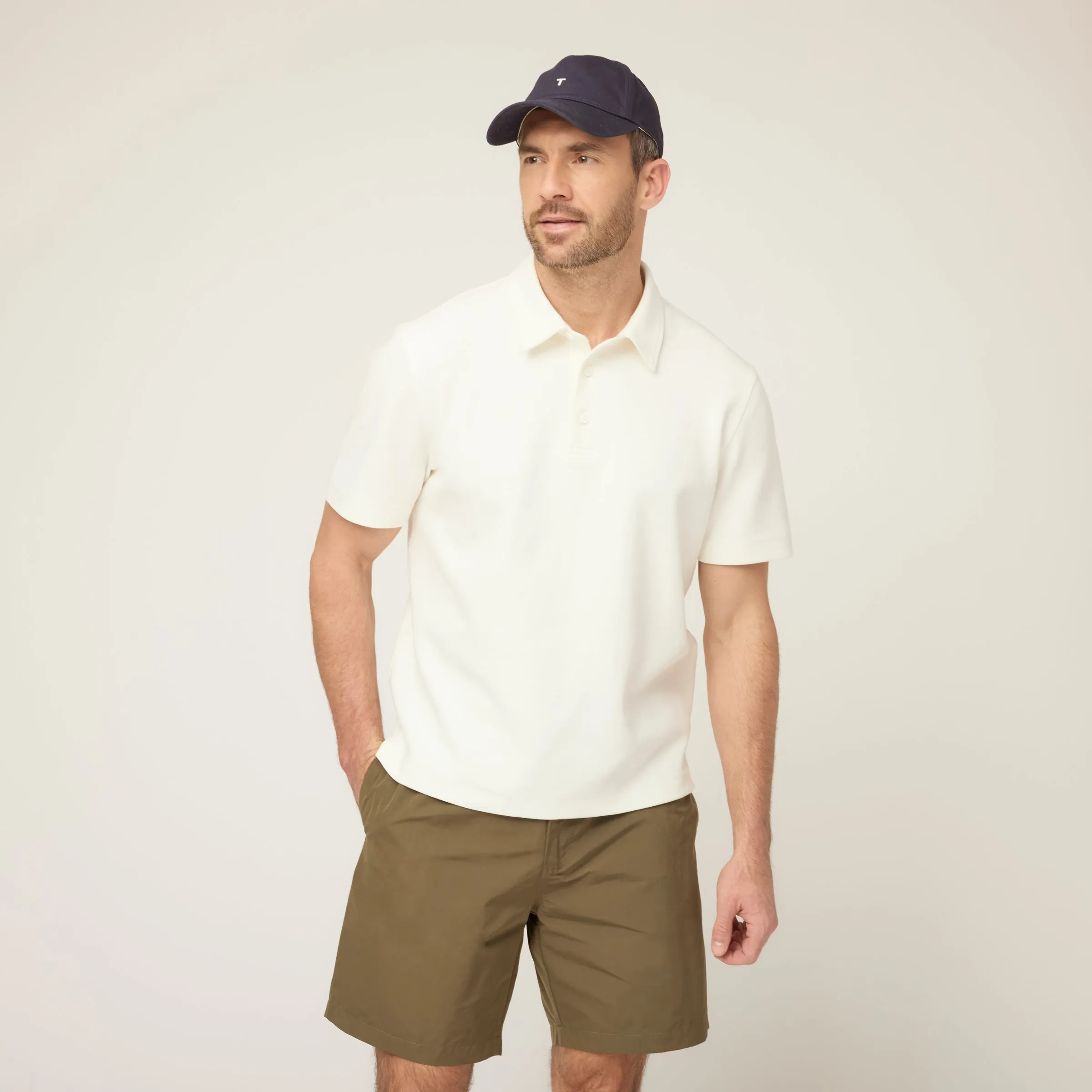 Cotton Tencel Air Pique Polo sold by TILLEY