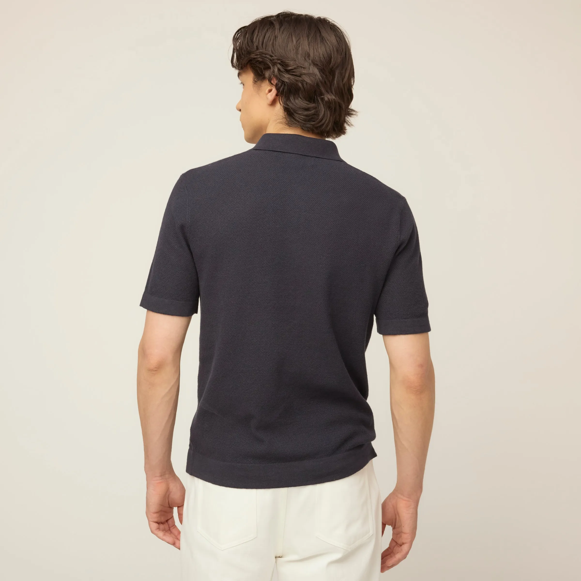 Cotton Linen Polo Sweater sold by TILLEY product image thumbnail 3