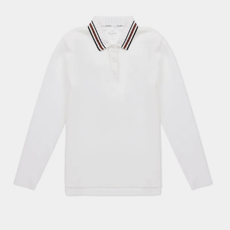 Long Sleeve Team Polo made by TILLEY