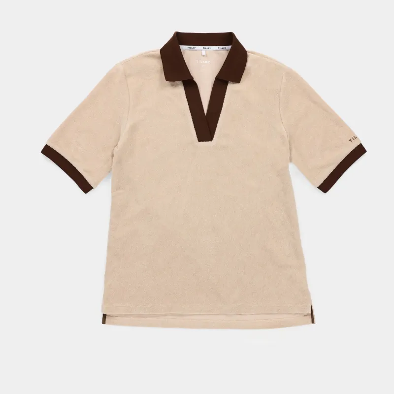 Terry Contrast Polo made by TILLEY