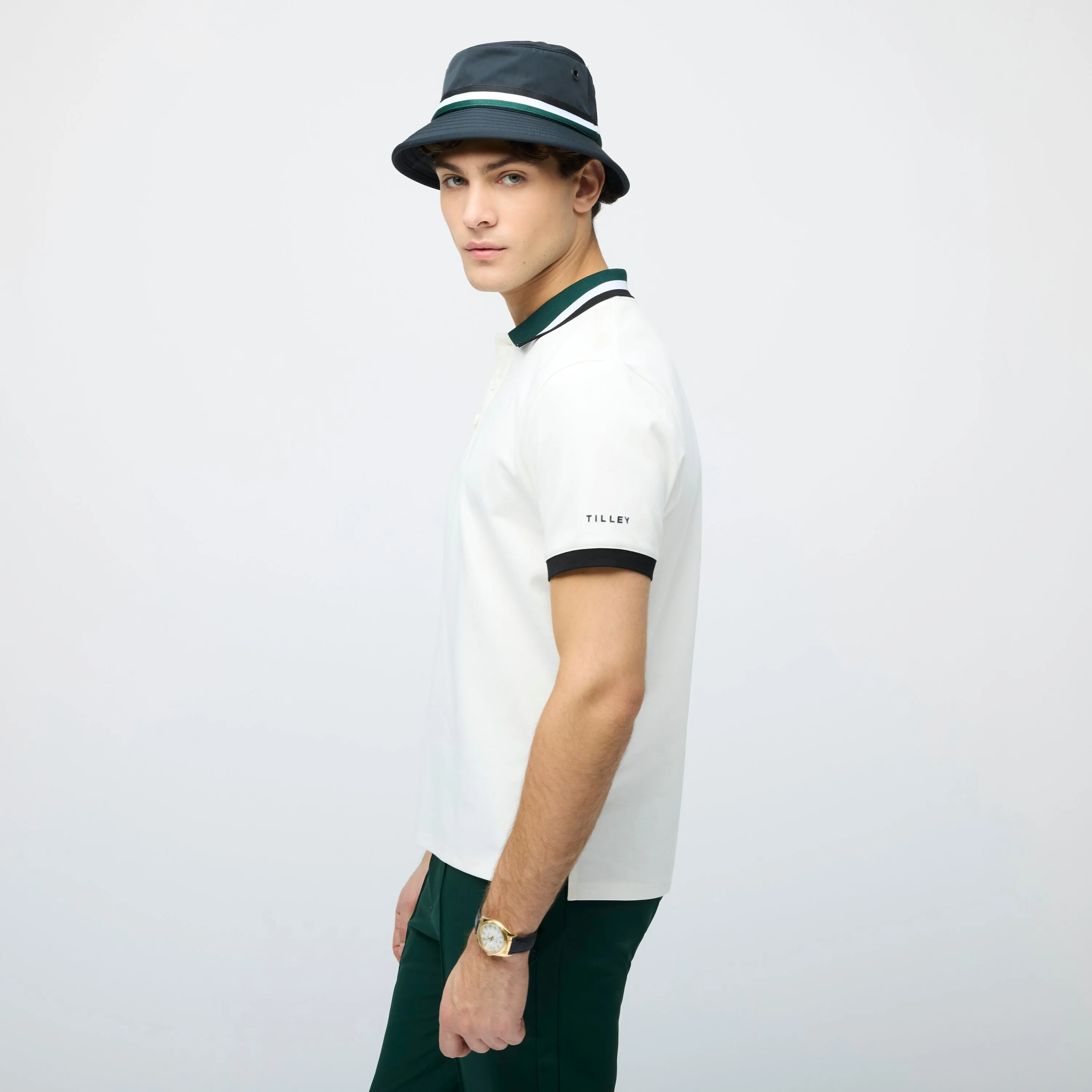 Supima Pique Stripe Polo sold by TILLEY product image thumbnail 4