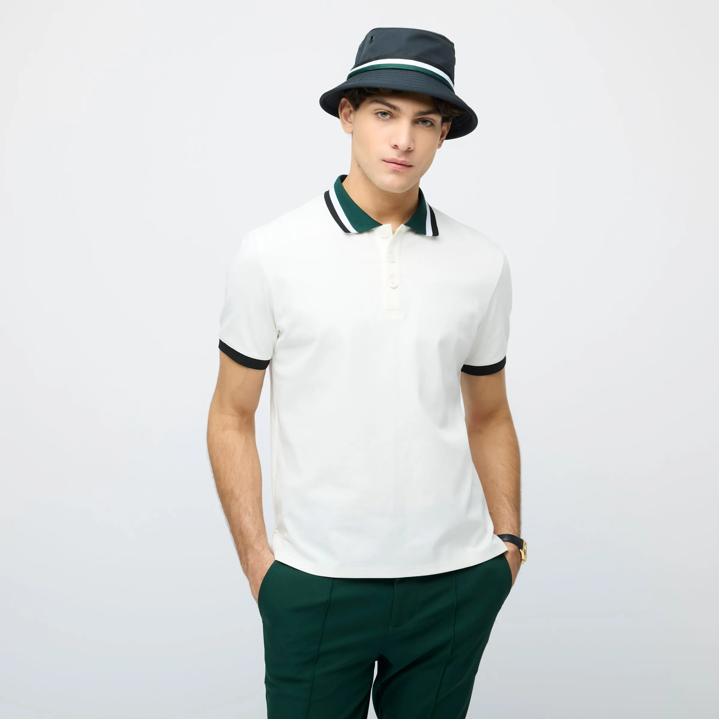 Supima Pique Stripe Polo sold by TILLEY product image thumbnail 3