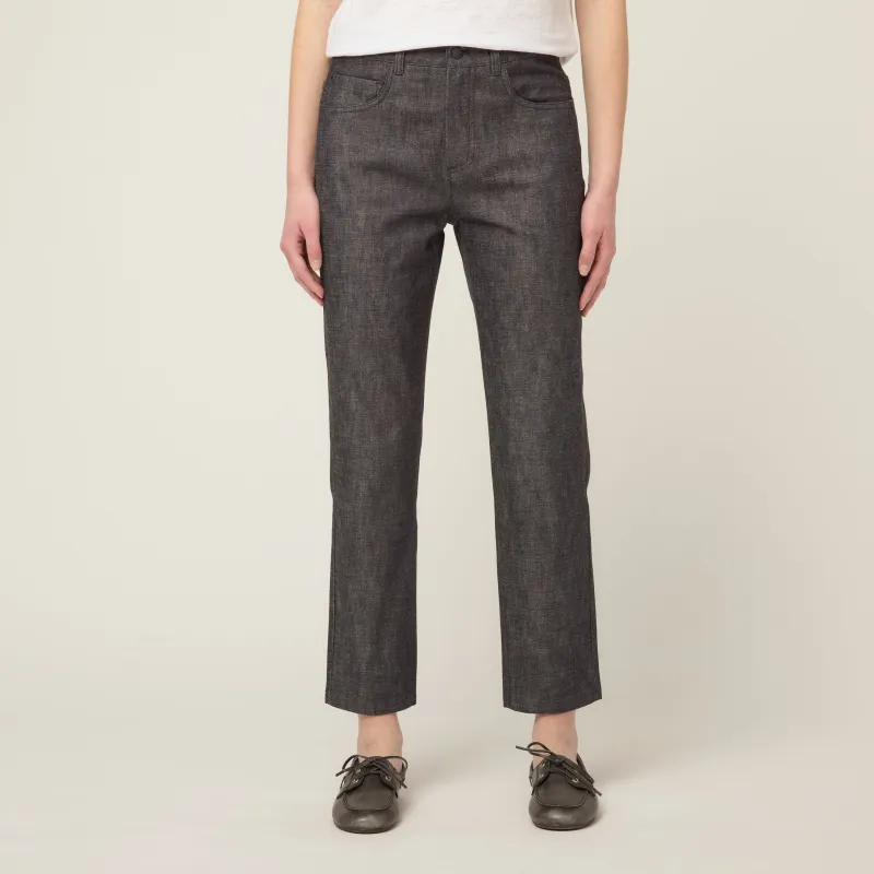 Denim Straight Leg Ankle Pant made by TILLEY