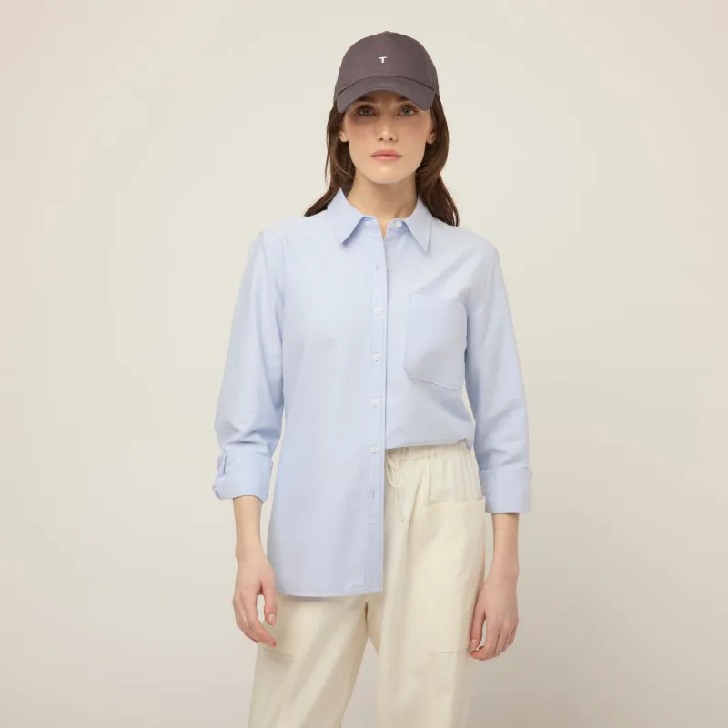 Oxford Button Up Shirt made by TILLEY