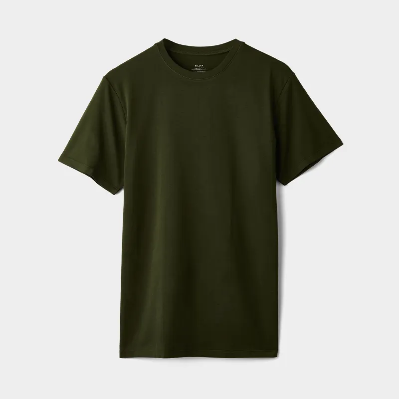 Organic Crew T-shirt made by TILLEY