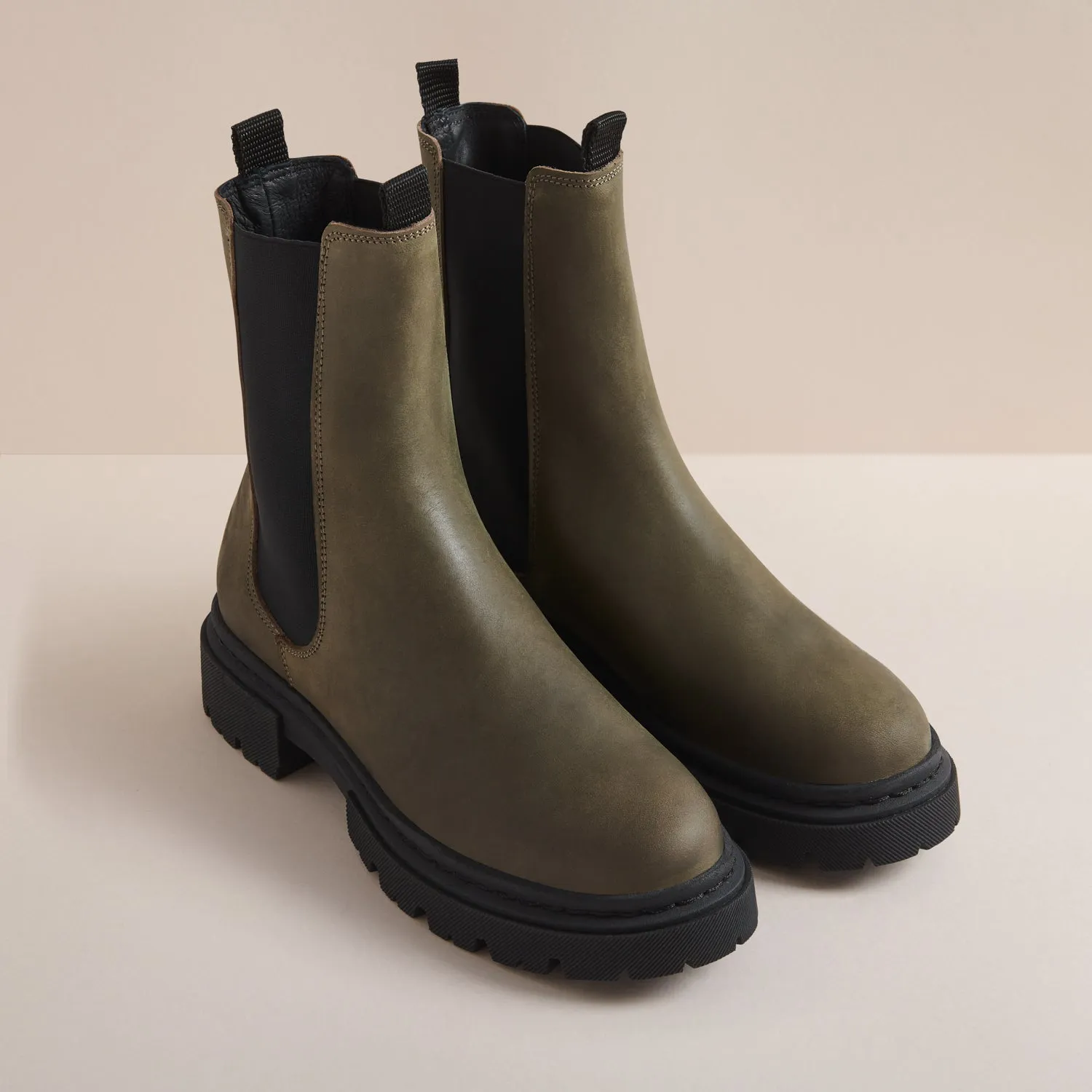 BLAKE KHAKI NUBUCK CHELSEA BOOT sold by Hudson Shoes product image thumbnail 2