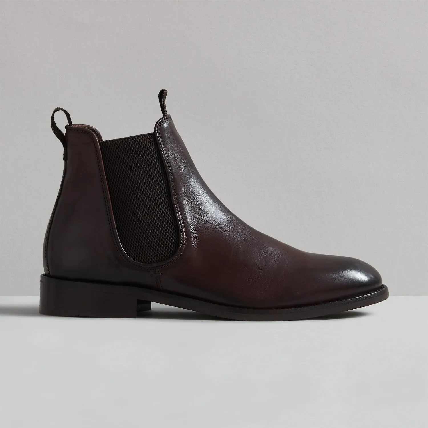 WRIGHT BROWN VEG TAN CHELSEA BOOT sold by Hudson Shoes