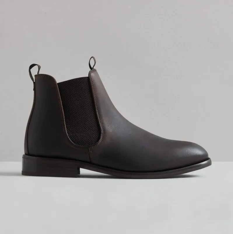 LANGLEY BROWN LEATHER CHELSEA BOOT sold by Hudson Shoes