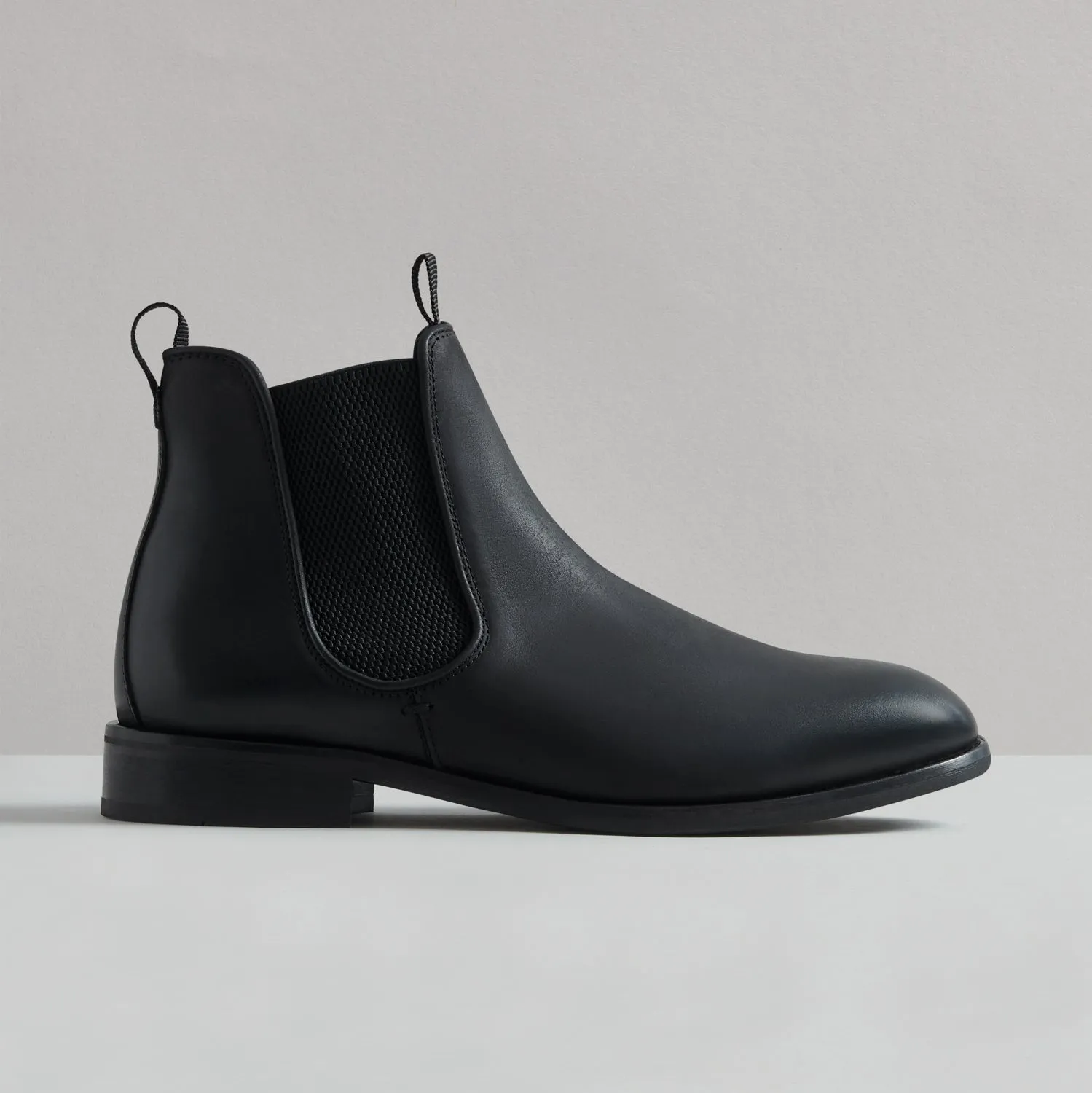 LANGLEY BLACK LEATHER CHELSEA BOOT sold by Hudson Shoes