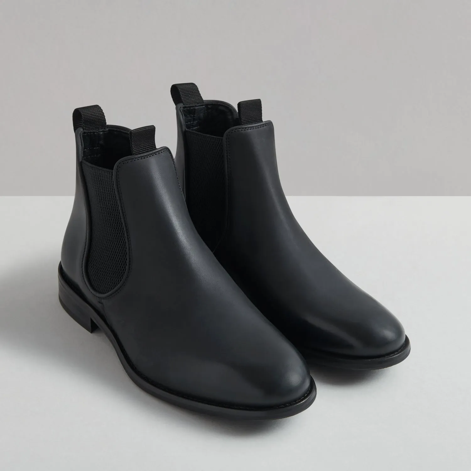 LANGLEY BLACK LEATHER CHELSEA BOOT sold by Hudson Shoes product image thumbnail 2
