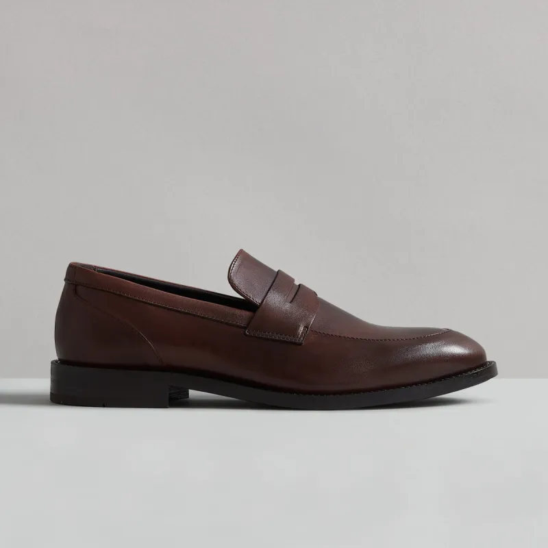 CHALTON BROWN LEATHER LOAFER sold by Hudson Shoes