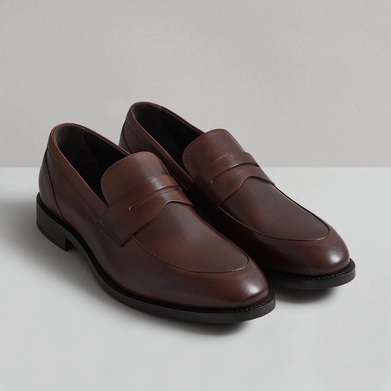 CHALTON BROWN LEATHER LOAFER sold by Hudson Shoes product image thumbnail 2