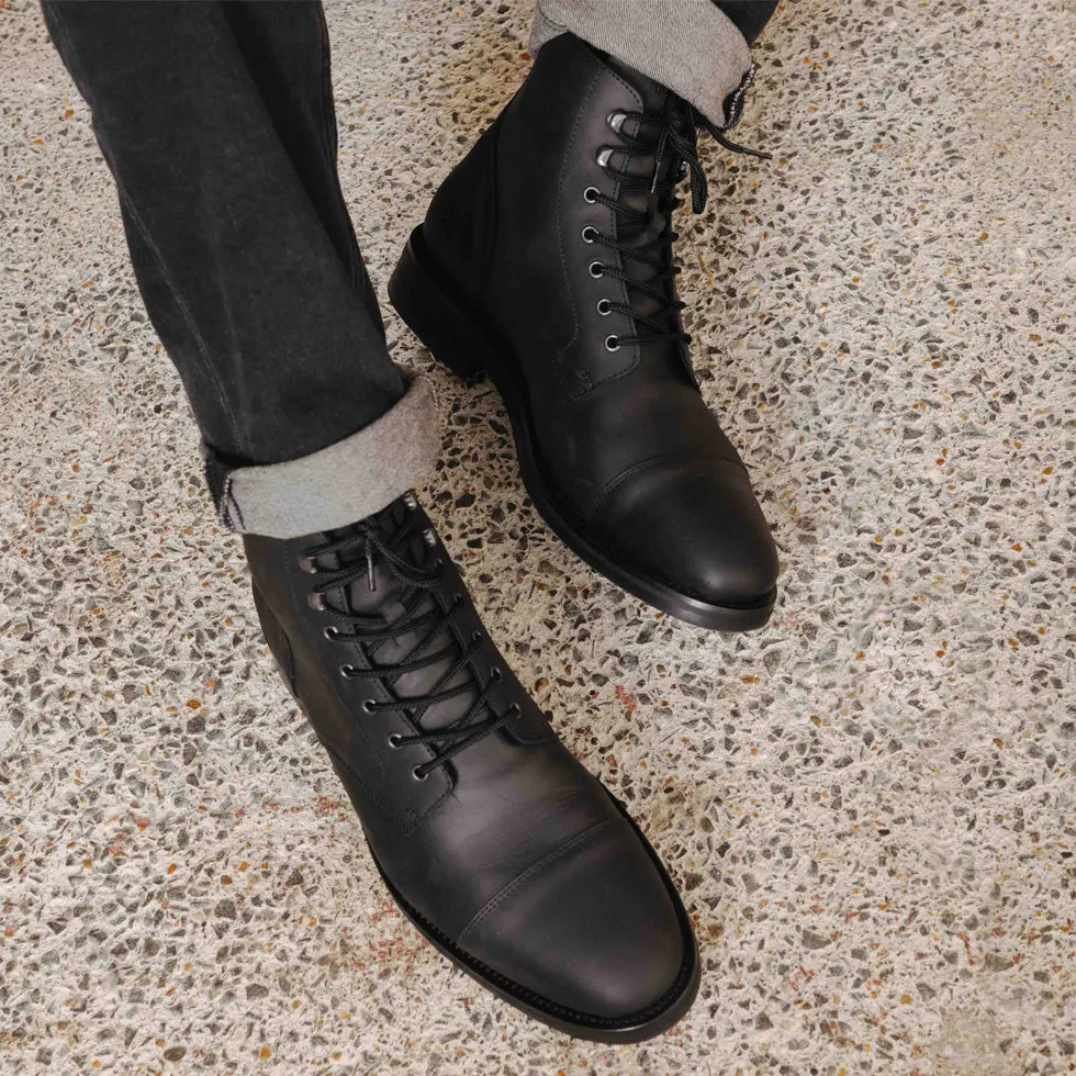 ROWAN BLACK LEATHER BOOT sold by Hudson Shoes product image thumbnail 3