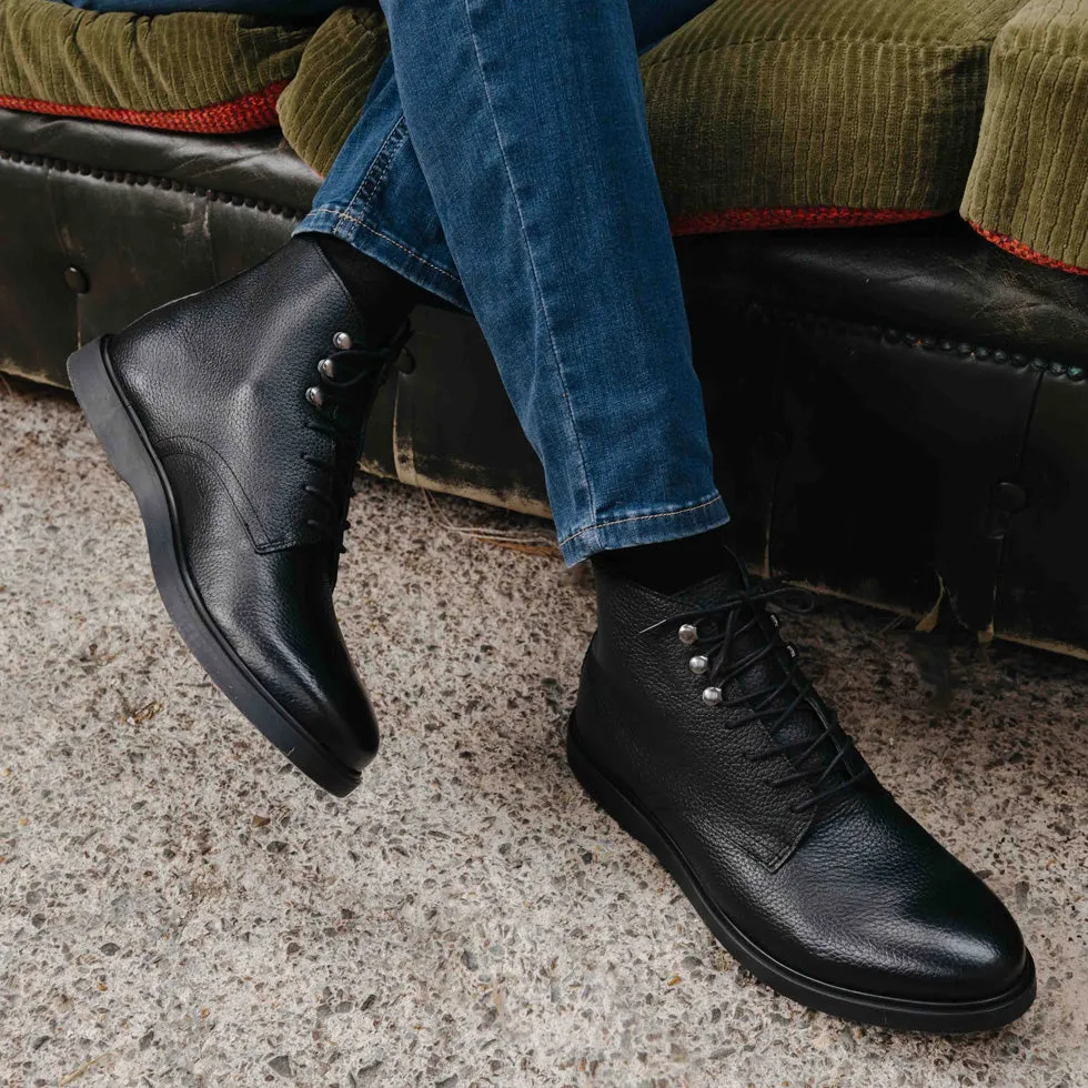 HOLBROOK BLACK LEATHER BOOT sold by Hudson Shoes product image thumbnail 3