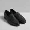 LEON BLACK VEG TAN LOAFER sold by Hudson Shoes