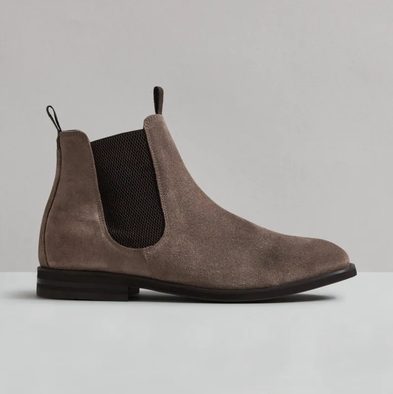 RALEIGH ALMOND SUEDE CHELSEA BOOT sold by Hudson Shoes