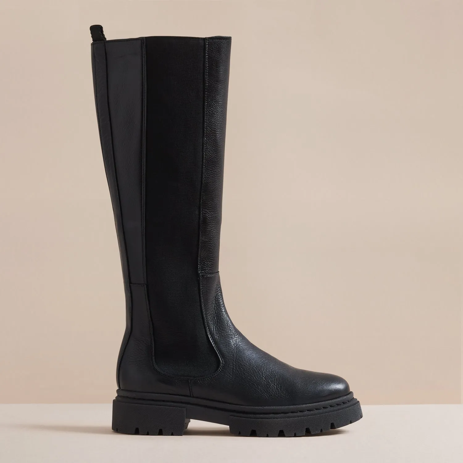WREN BLACK LEATHER BOOT sold by Hudson Shoes