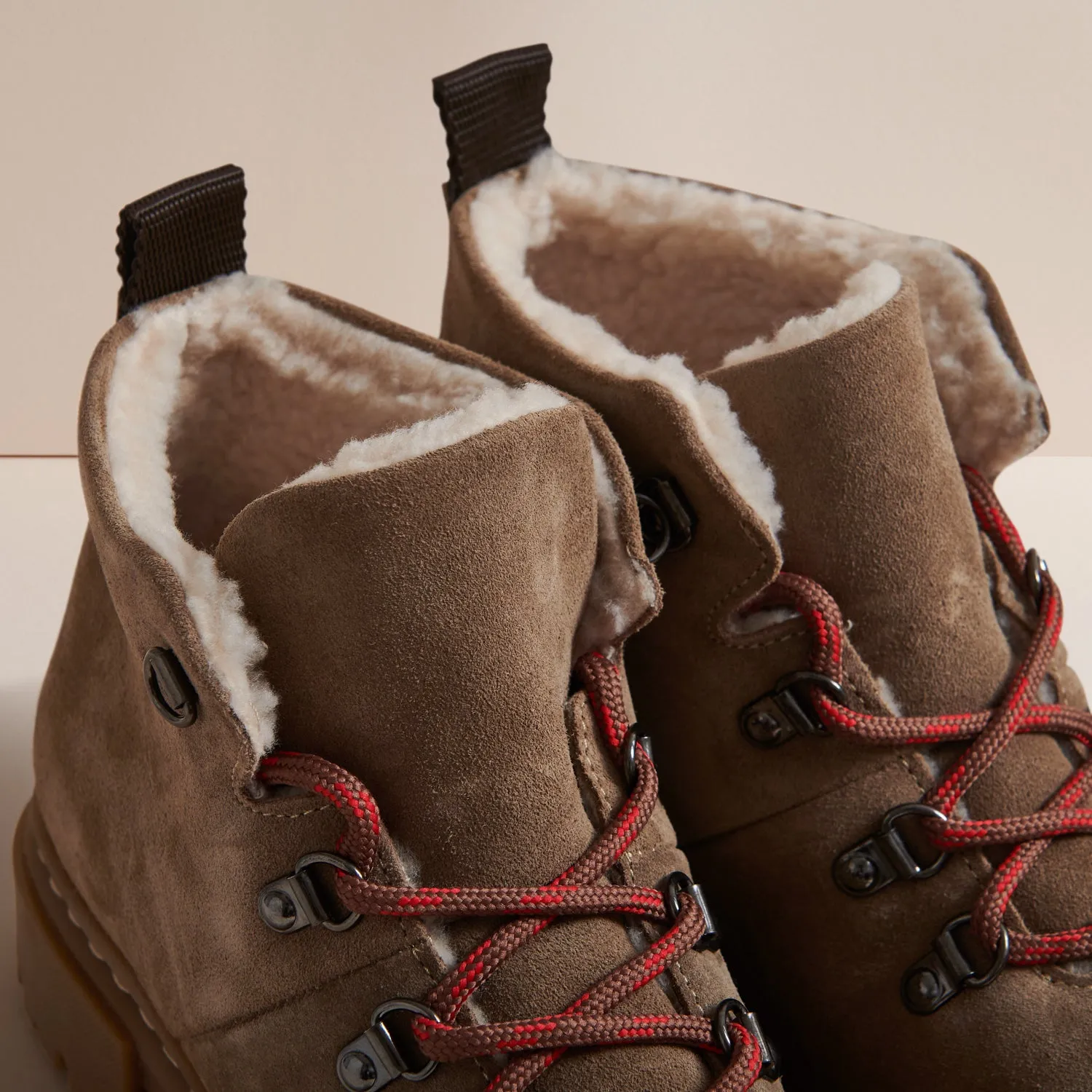 MILLIE TAUPE SUEDE HIKER BOOT sold by Hudson Shoes product image thumbnail 3