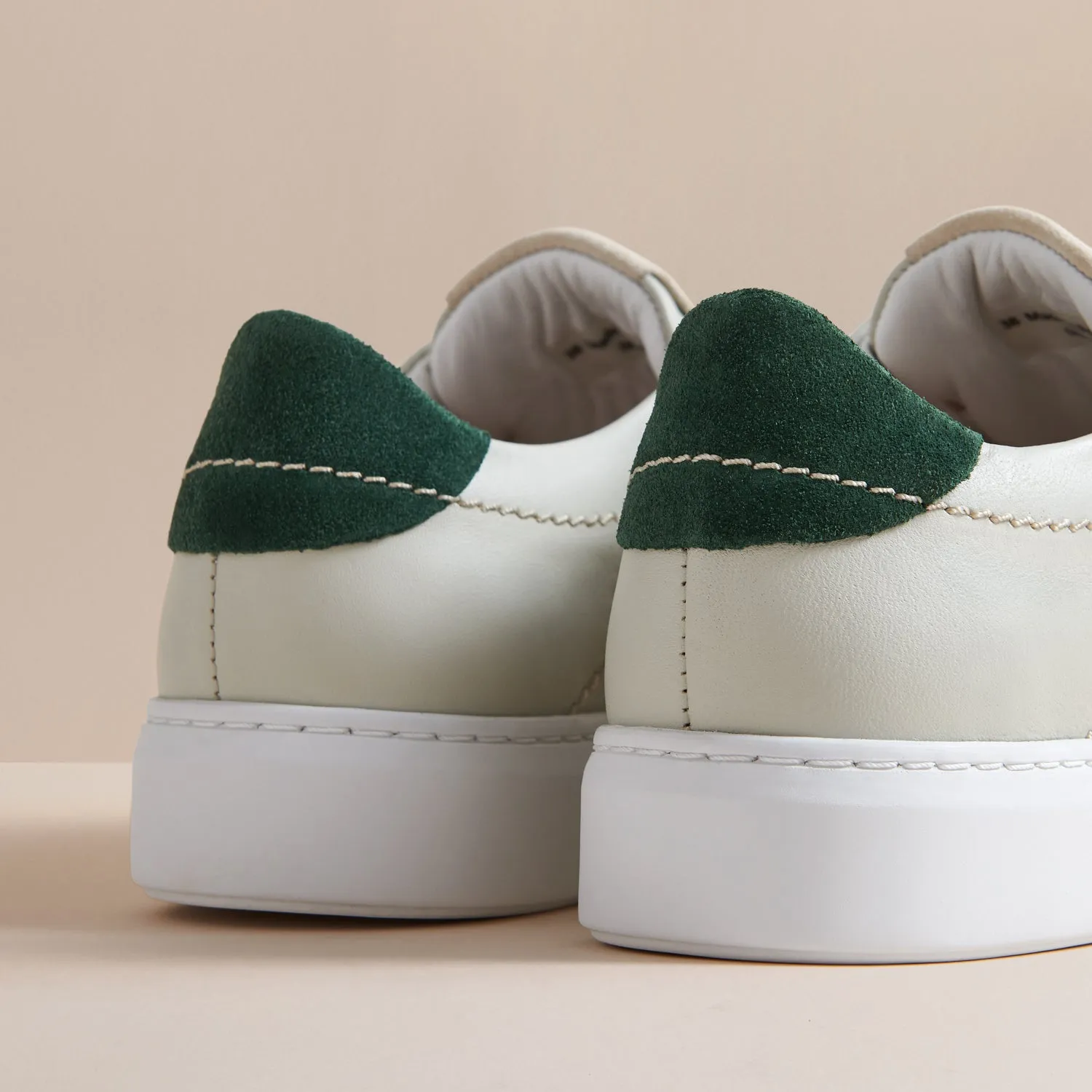 COOPER CREAM LEATHER TRAINER sold by Hudson Shoes product image thumbnail 4
