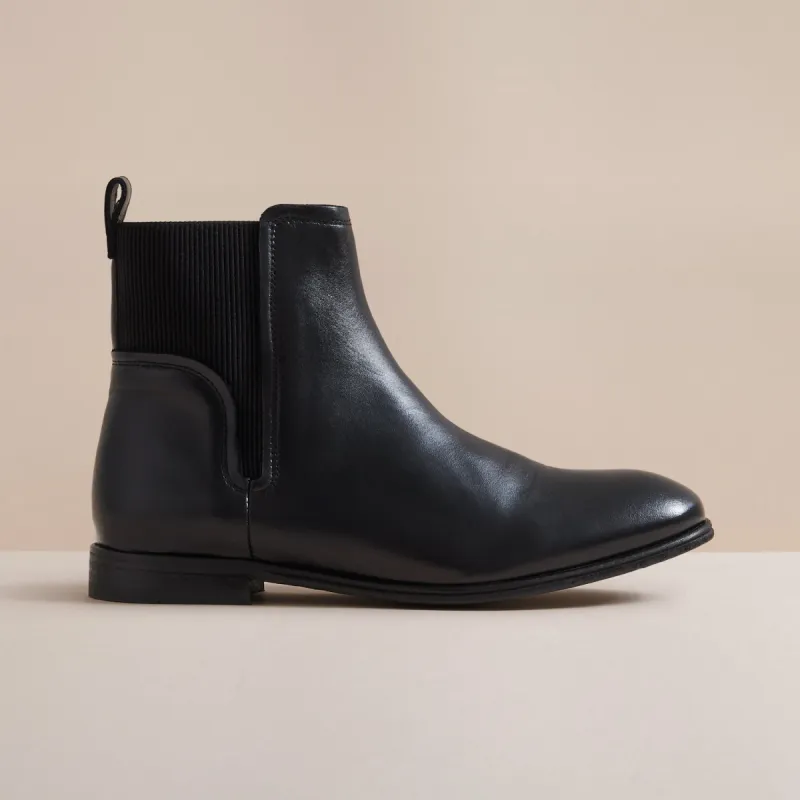 FREYA BLACK CHELSEA BOOT sold by Hudson Shoes