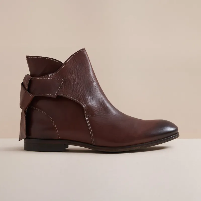 ETTY BROWN CHELSEA BOOT sold by Hudson Shoes