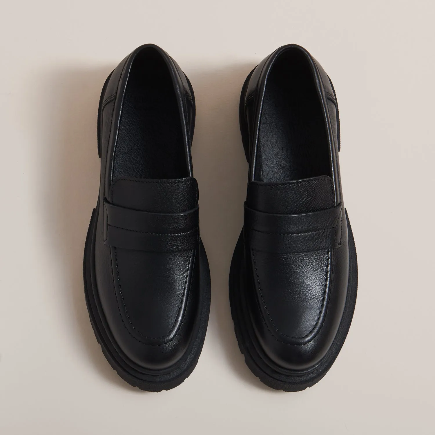 REMI BLACK LEATHER LOAFER sold by Hudson Shoes product image thumbnail 3