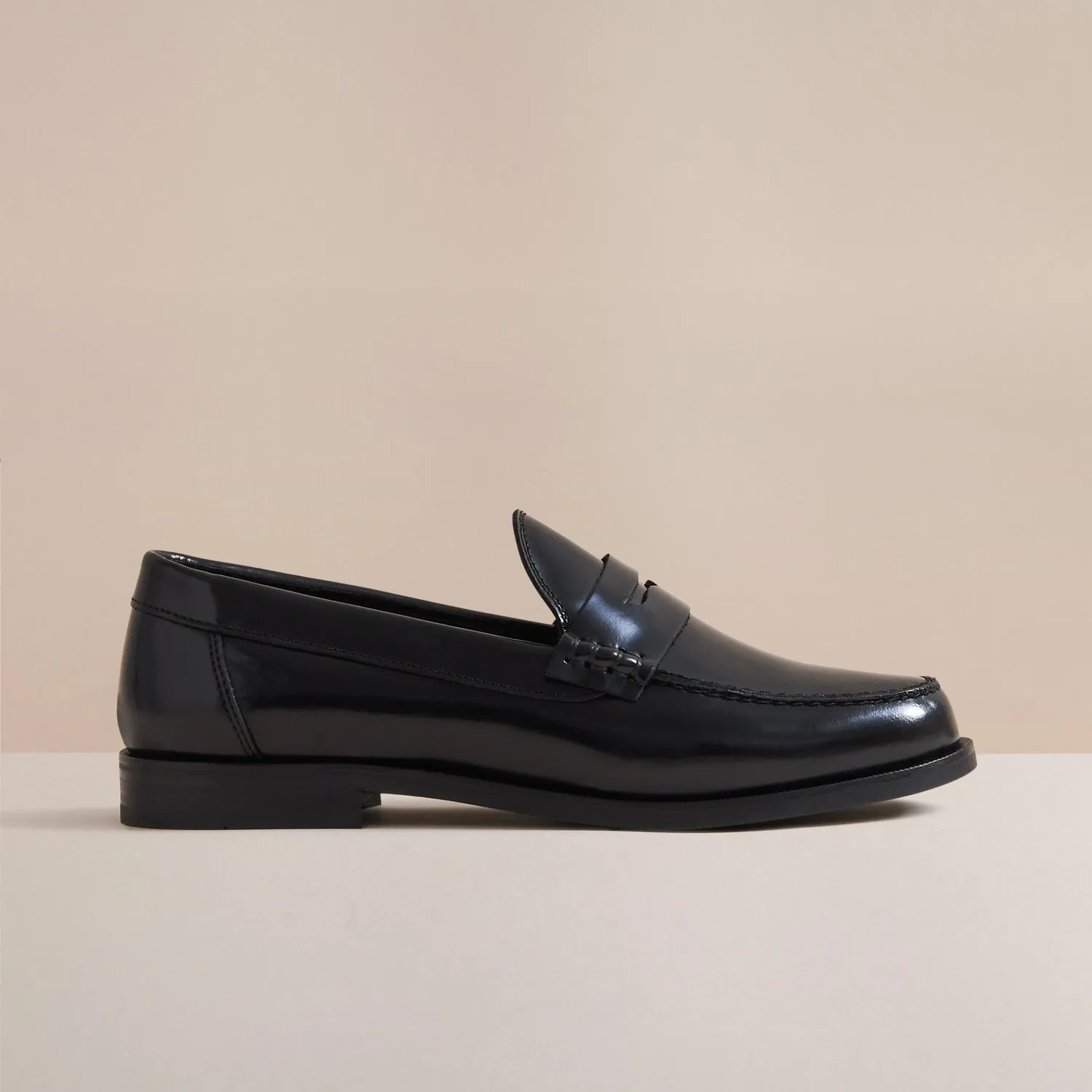 LIZZIE BLACK POLIDO LOAFER sold by Hudson Shoes