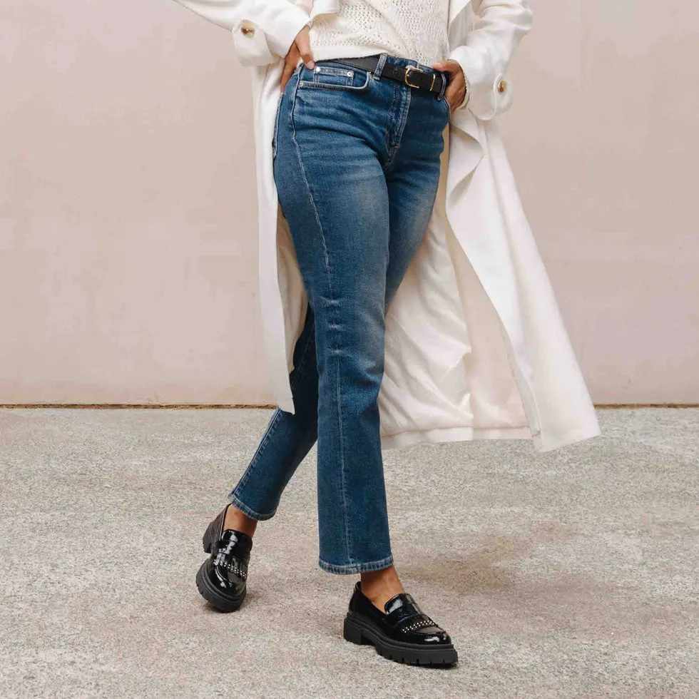 YUKI BLACK PATENT LOAFER sold by Hudson Shoes product image thumbnail 3