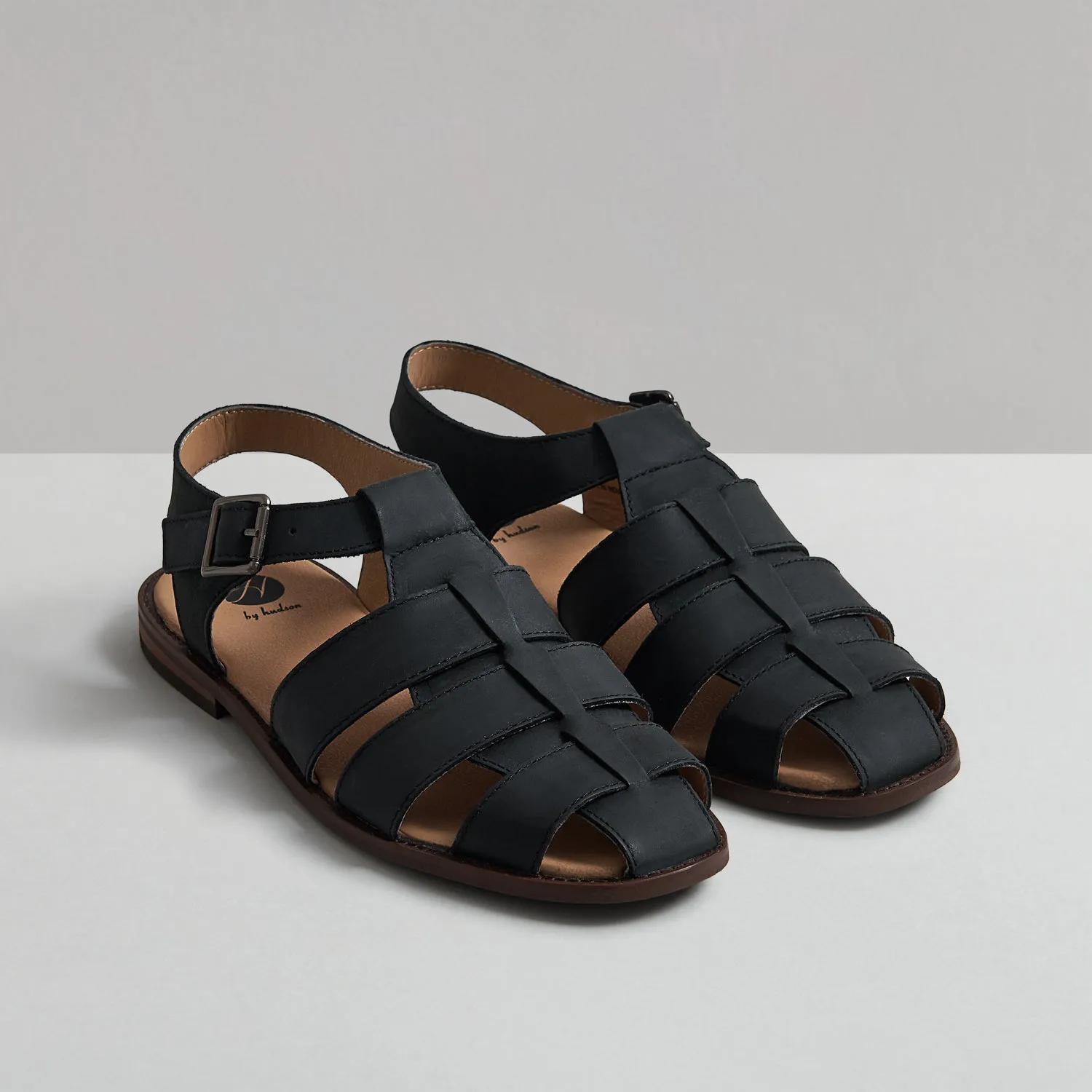 BOSTON BLACK LEATHER SANDAL sold by Hudson Shoes product image thumbnail 3