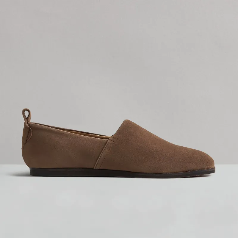 RIGBY MENS KHAKI SUEDE LOAFER made by Hudson Jeans