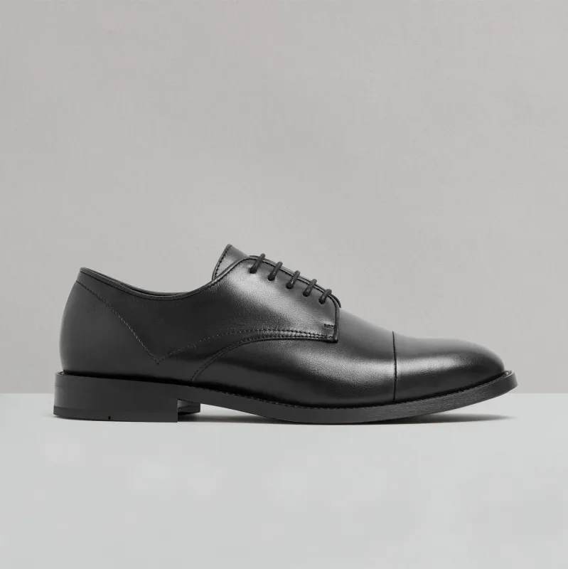 PORTMAN BLACK LEATHER DERBY sold by Hudson Shoes