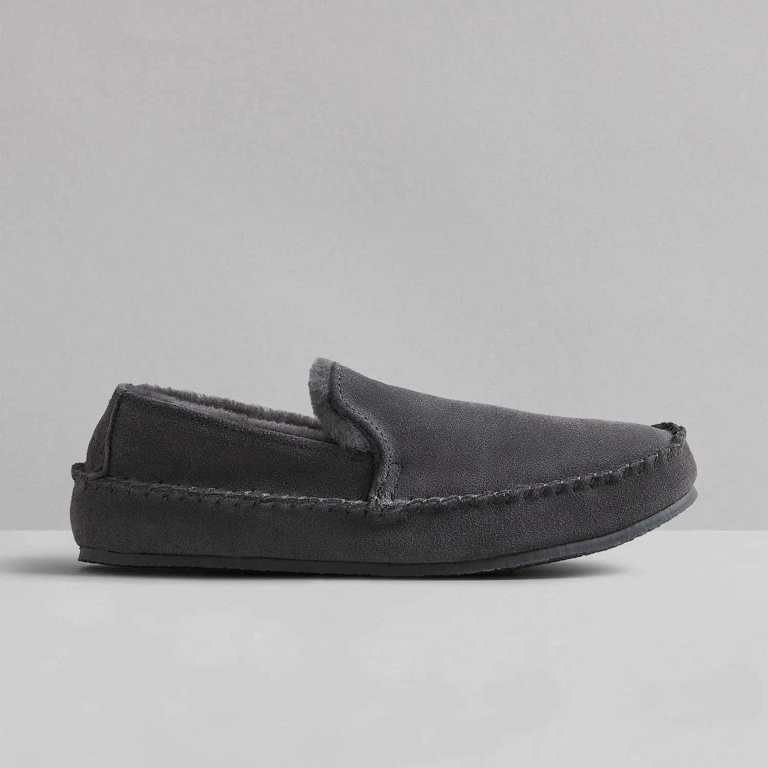 ARDEN SUEDE GREY SLIPPER sold by Hudson Shoes