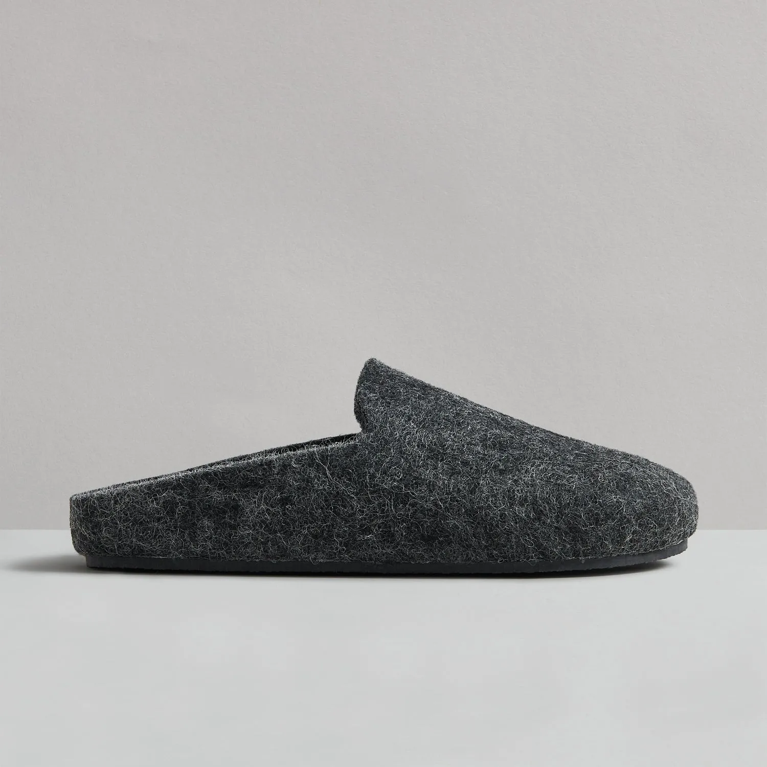 CLAY WOOL FELT BLACK SLIPPER sold by Hudson Shoes