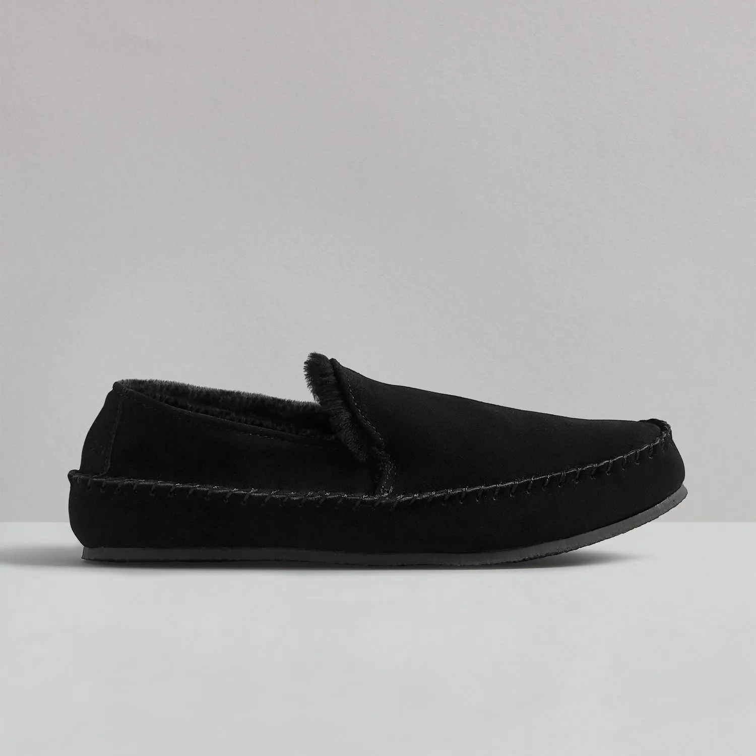 ARDEN SUEDE BLACK SLIPPER sold by Hudson Shoes