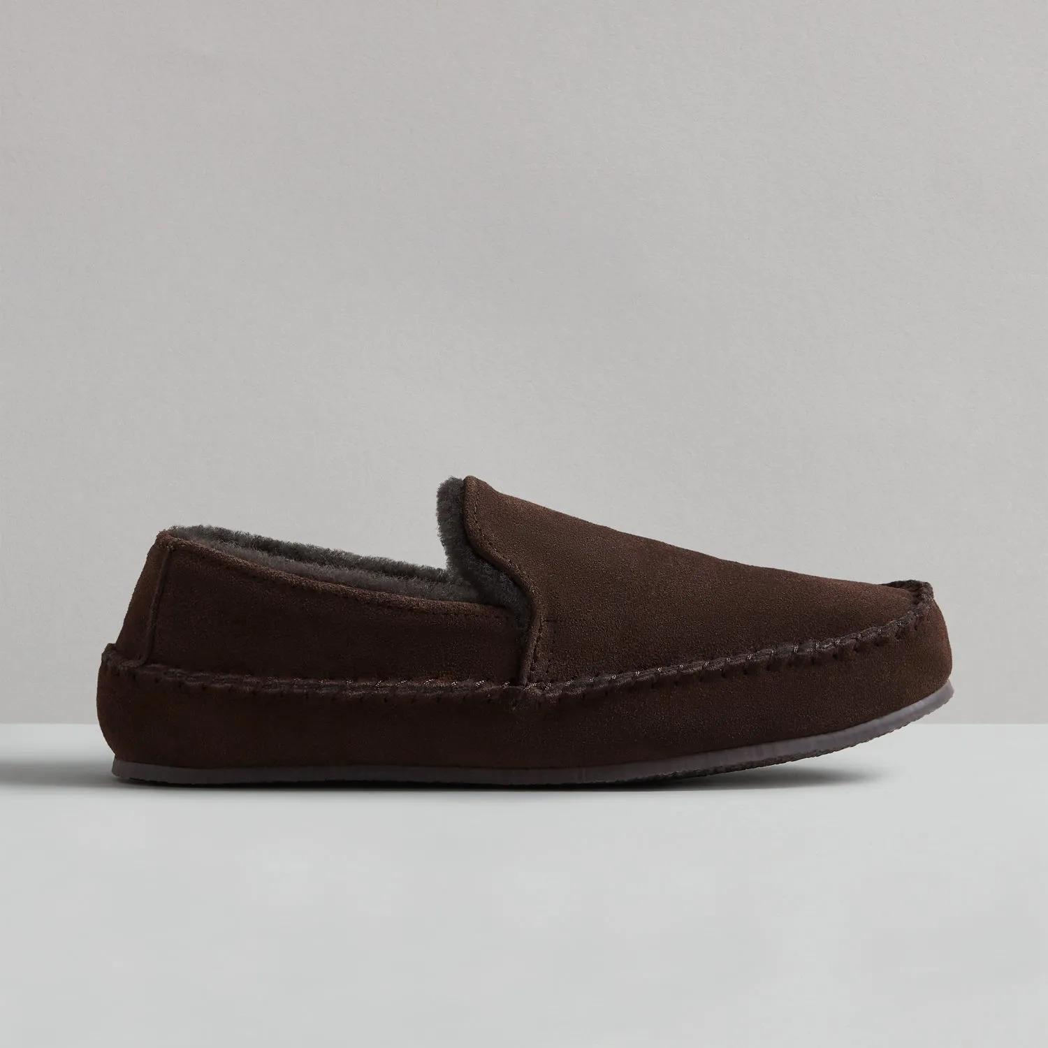 ARDEN SUEDE BROWN SLIPPER sold by Hudson Shoes