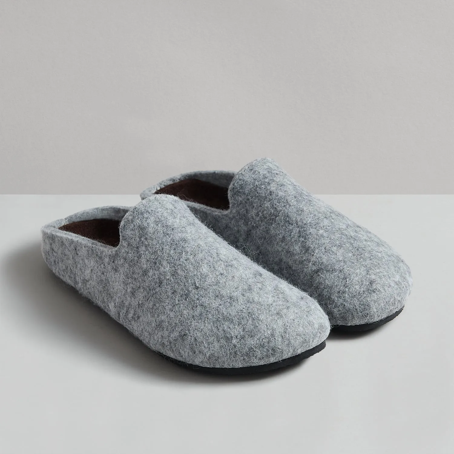 CLAY WOOL FELT LIGHT GREY SLIPPER sold by Hudson Shoes product image thumbnail 2