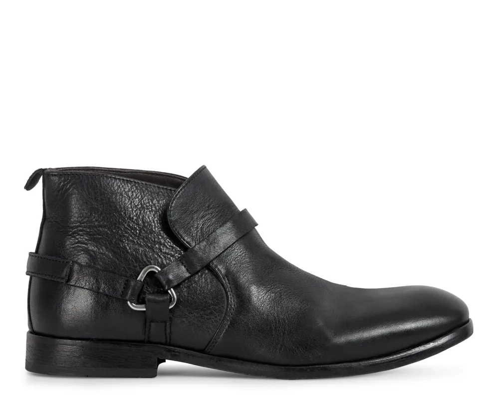 HAGUE BLACK LEATHER BOOT sold by Hudson Shoes