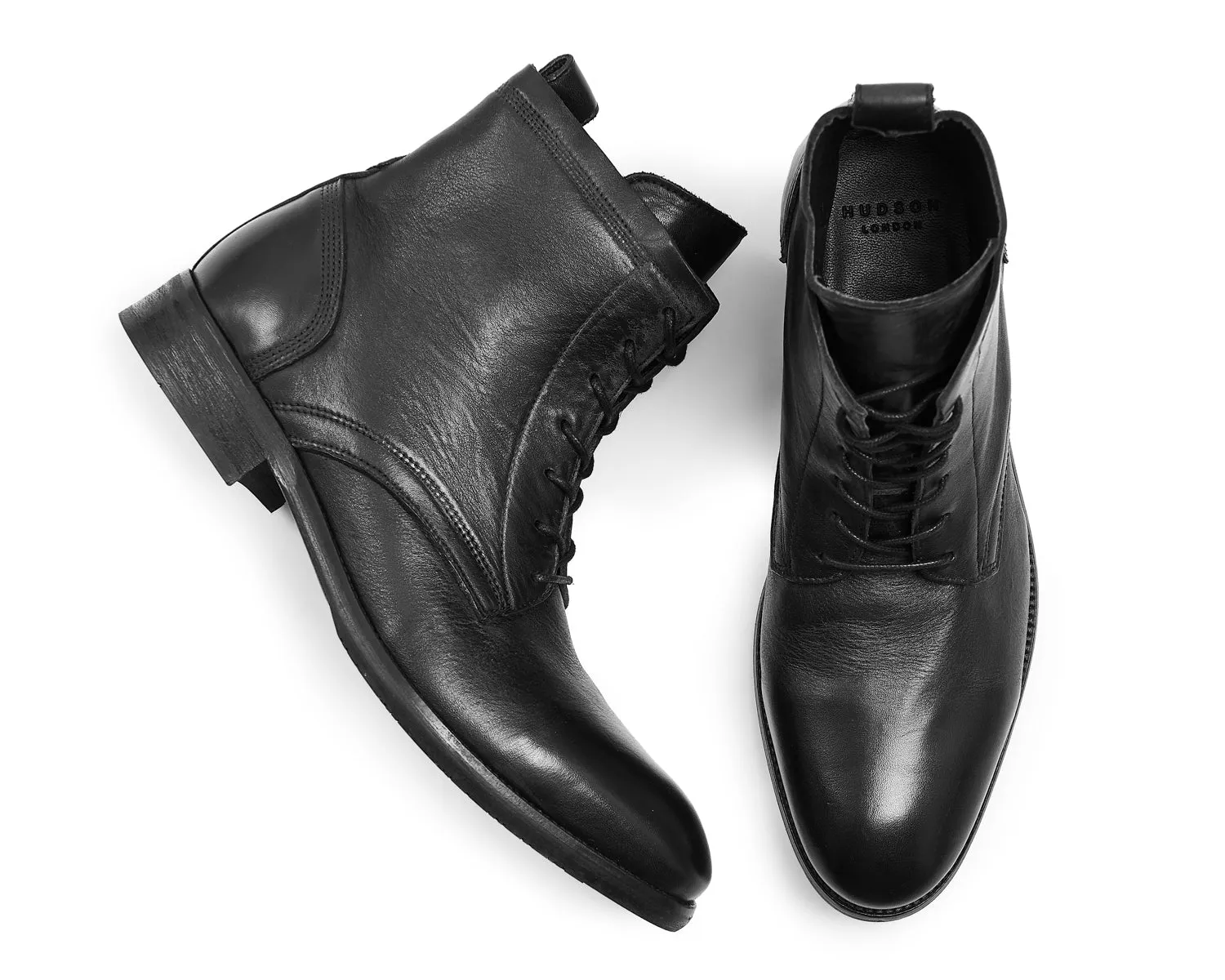 SWATHMORE BLACK LEATHER BOOT sold by Hudson Shoes product image thumbnail 2