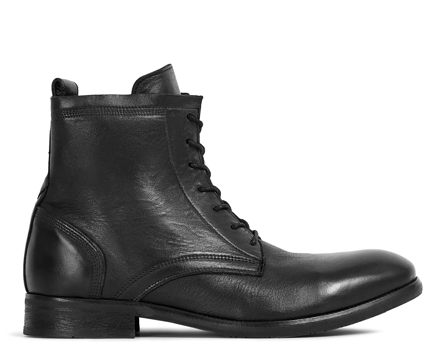 SWATHMORE BLACK LEATHER BOOT sold by Hudson Shoes