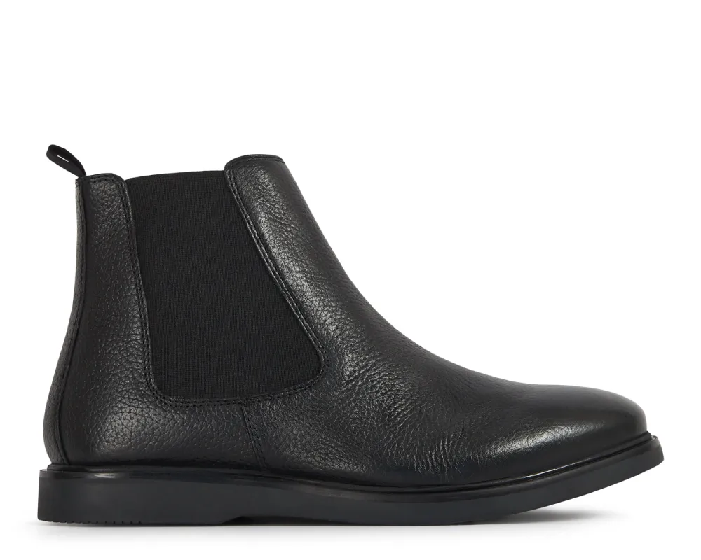 PADLEY BLACK LEATHER BOOT sold by Hudson Shoes