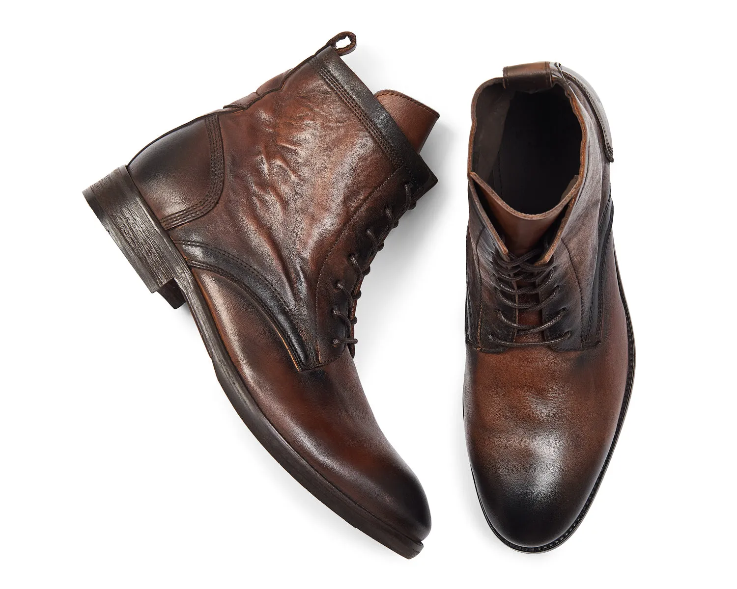 SWATHMORE BROWN LEATHER BOOT sold by Hudson Shoes product image thumbnail 2