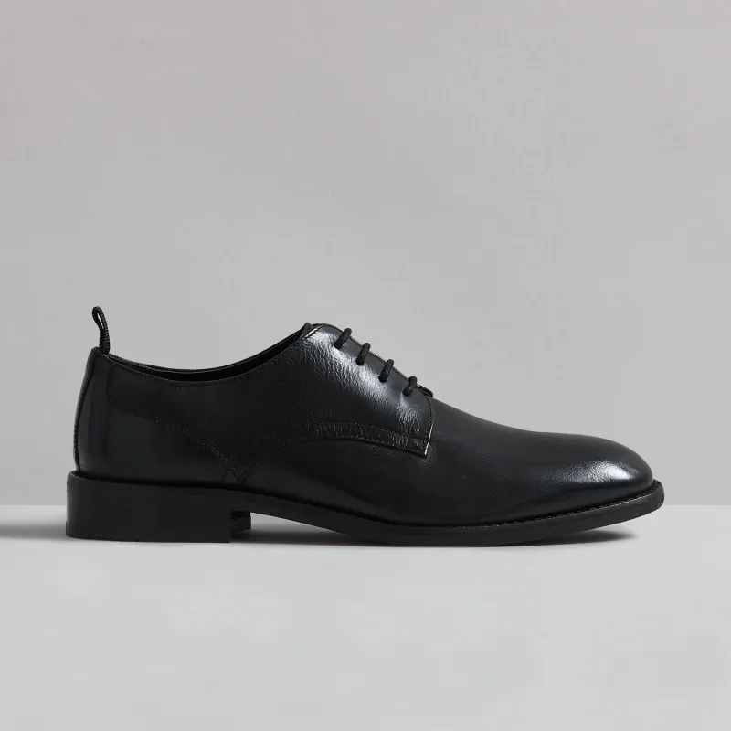 DARWIN MENS BLACK VEG TAN DERBY made by Hudson Jeans