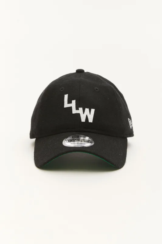 9TWENTY CAP WOOL. FLANNEL. NEW ERA BLACK made by WTAPS