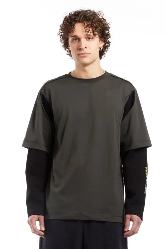 AWMR DUAL SLEEVE L/S T-SHIRT BLACK sold by Perks And Mini Pty Ltd (P.A.M.)